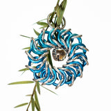 Christmas wreath ornament -Silver Highlight