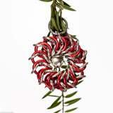 Christmas wreath ornament -Silver Highlight