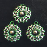 Christmas wreath ornament - Silver Base