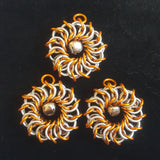 Christmas wreath ornament - Silver Base