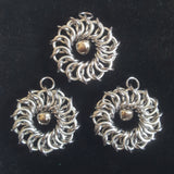 Christmas wreath ornament - Silver Base