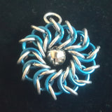 Christmas wreath ornament -Silver Highlight