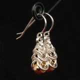 Fine Graduated Boxchain Earrings