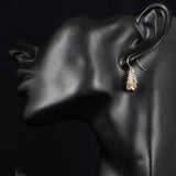 Fine Graduated Boxchain Earrings