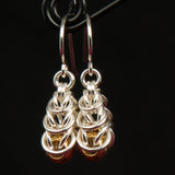 Fine Graduated Boxchain Earrings