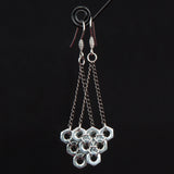 Suspended Hive Hex Earrings