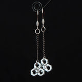 Suspended Honeycomb Hex Earrings