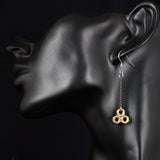 Suspended Honeycomb Hex Earrings