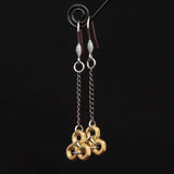 Suspended Honeycomb Hex Earrings