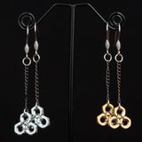 Suspended Honeycomb Hex Earrings