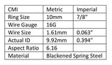 Spring Steel jumprings