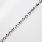 Stainless Steel Necklaces - 4mm Cable chain