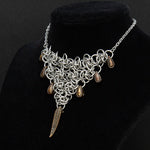 Persephone web necklace