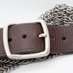 Steel and Leather Belt