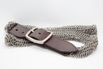 Steel and Leather Belt